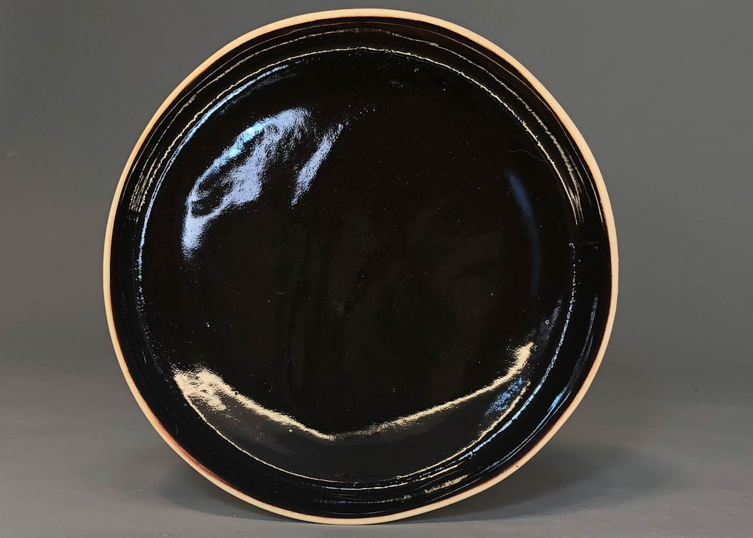 Large Plate Dark Brown
